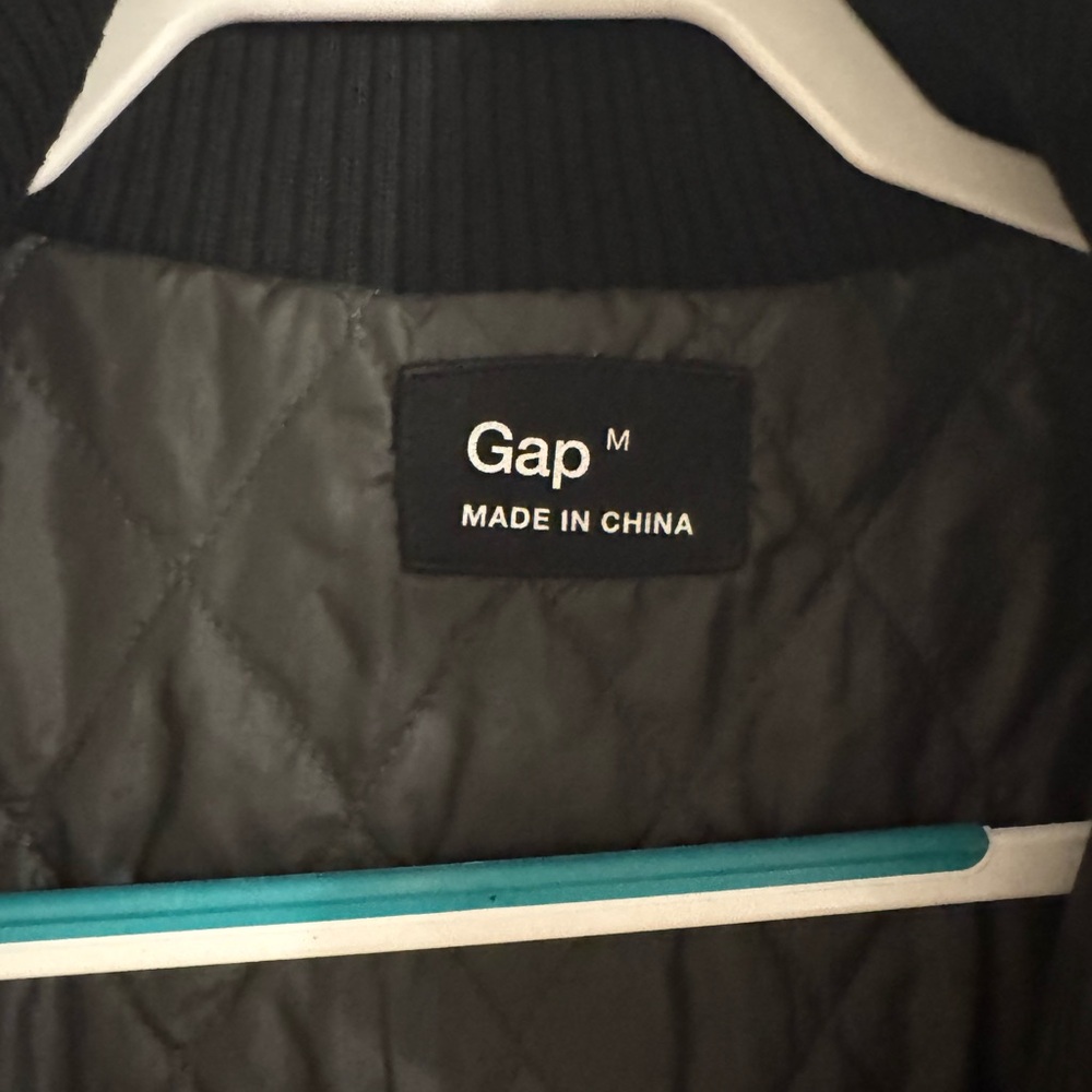 GAP Black Bomber Jacket - Picture 6 of 7